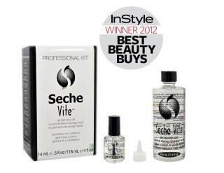 Seche Vite Professional Dry Fast Top Coat .5 and 4 oz Pack