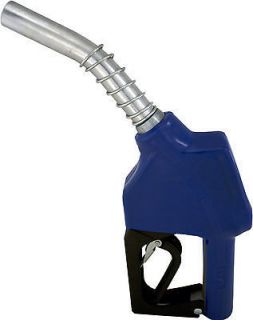 Blue Stainless Steel Automatic Fuel Nozzle Gas Diesel Biodiesel 