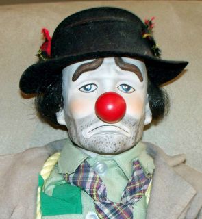 DYNASTY DOLL COLLECTION~HOB​O CLOWN~SAD BUT CONTENT