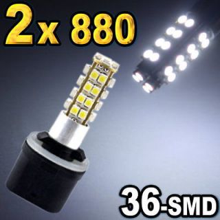 2x 880 White LED Bulbs 36 SMD For Driving Fog Light #B36