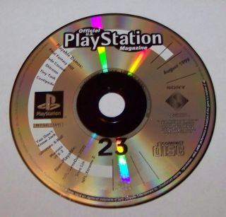 Official PlayStation Magazine Vol. 23 PlayStation PS1 Demo Disc August 