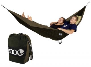 Eagles Nest Outfitters ENO DoubleNest Deluxe Hammock Khaki/Olive