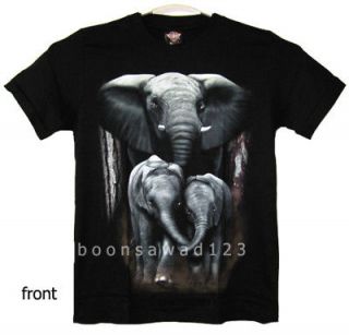 ELEPHANT Africa Tattoo Rock Eagle T Shirt B69A New Size M