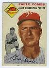 1954 Topps #183 Earle COMBS (Phillies   Coach) VG/EX