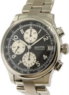 Eberhard Traversetolo Chronograph Date Automatic Swiss Made Watch Ref 