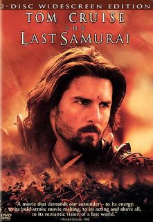 The Last Samurai DVD, 2004, 2 Disc Set, Widescreen Edition