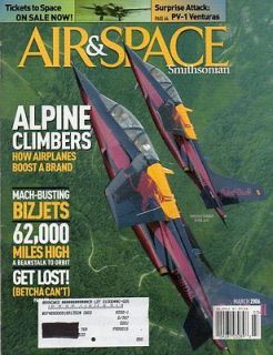 Air& Space 2006 MILLIONAIRE SUPERSONIC FLIGHT Alpine Climber PV 1 