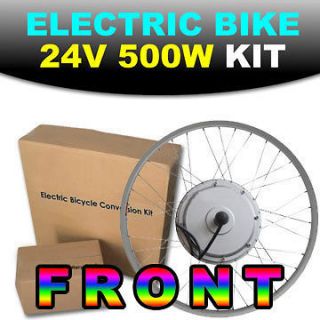   500W 26 Electric Bicycle Engine Kit Conversion Scooter Motor Hub EBike