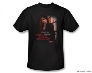 Vampire Diaries Threes A Party Officially Licensed Adult Shirt S 3XL