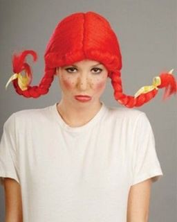 Pippi Longstocking Wendys Red Costume Wig Enigma