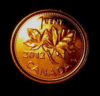 FULL ROLL 2012 Canadian Penny Canada Cent BU MINT RARE NON MAGNETIC 