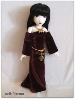   Custom Fashion Goth Halloween Dress & Socks for EMILY STRANGE DOLL d4e