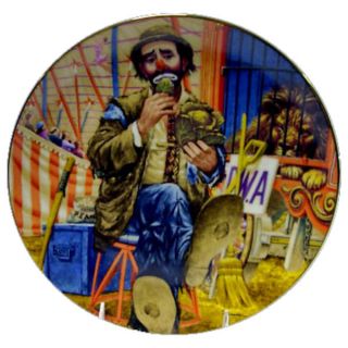 Emmett Kelly Collector Plate   The Greatest Clowns of the Circus   1st 