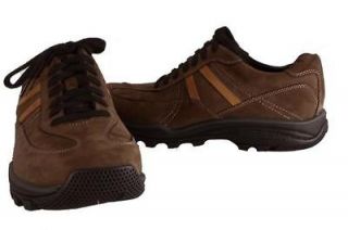 GoLite Chocolate Brown Endeavor Leather Walking Sneakers Mens Shoes 