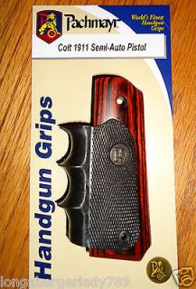 Pachmayr American legend WOOD Rubber Countoured grip grips Colt 1911 