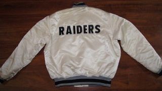 LOS ANGELES OAKLAND RAIDERS Vintage RARE STARTER Coat Jacket XL EXTRA 
