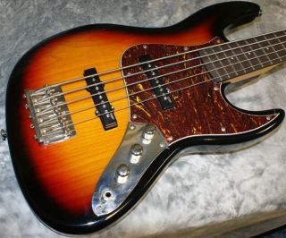 ESP LTD J 205 5 String Bass in 3 Tone Burst Finish NEW