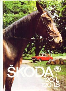 SKODA ESTELLE 120L AND 120LS SALES BROCHURE EARLY 80s