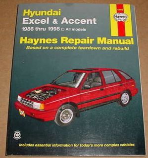 Hyundai Accent repair manual in Manuals & Literature
