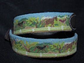 needlepoint belts in Clothing, 