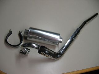 Dirt Pit Bike Muffler and Exhaust Pipe 4 Stroke 110cc 125cc