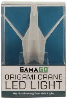 Gama go Origami Crane battery powered LED Light Bookend Decor Desktop 