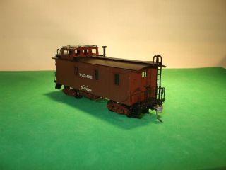 HO BRASS OMI RUTLAND WOOD 30 CABOOSE FACTORY PAINTED OXIDE RED