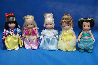 Snow White Belle Jasmine Aurora Cinderella 5 Doll Set LE200 Precious 