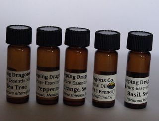 FAB 5 Basic Aromatherapy Set SRV$20 Pure Essential Oils US Shipping 