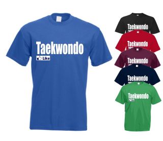 Facebook Like TAEKWONDO T Shirt Mens / Ladies / Womens / Boys 