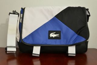 LACOSTE Sport Fair Play Messenger Crossbody Gym Bag True Blue 