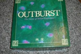 Vtg 1988 Outburst Family Board Game MINT