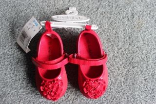 Koala Kids NWT Ruby Red Heart Mary Jane Dress Shoe Slipper Heart 3 