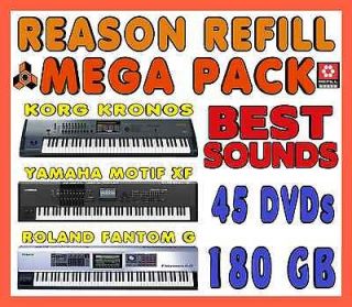   Refills MEGA PACK (Korg Kronos   Yamaha Motif XF   Roland Fantom G