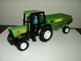 Toy Farm Tractor with Gravity Wagon