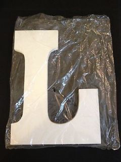 New PROVO CRAFT Wall Hanging 9 Wood Letter L White