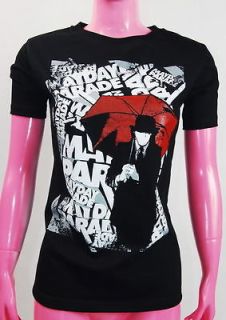 Mayday Parade Fearless Red Umbrella Alternative Rock Skinny T Shirt S 