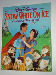 walt disneys snow white on ice program 1987 kenneth feld