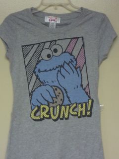 Sesame Street Gray ( Cookie Monster Crunch! ) T shirt
