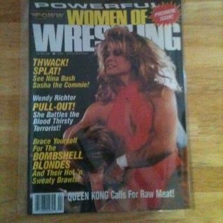 Powerful Women Of Wrestling WENDI RICHTER POSTER April May 1988 