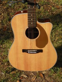 Fender Sonoran SCE Acoustic/Elect​ric Guitar Natural