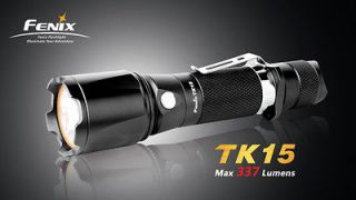 New Fenix TK15 XP G R5 LED Tactical LED Flashlight w/ Strobe   337 