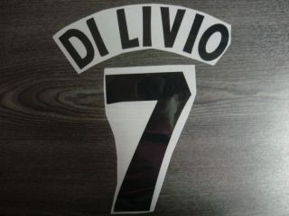 DI LIVIO #7 Juventus Away Centenary 1997 98 Name Number