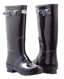 Womens Flat Wellies Rubber Rain & Snow Boots RainBoots * 9 Styles 