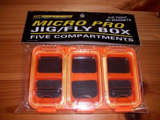 HT Enterprises Micro Pro Fly / Jig Box / Case / Wallet   Air Tight w 