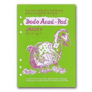 DODO ACAD PAD A5 Filofax compatible 2012   2013 mid year diary refill 