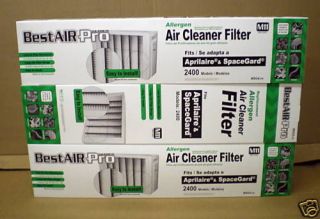 SG4 3 3 PK Air Filter Media for Aprilaire SpaceGard Air Cleaner 401 
