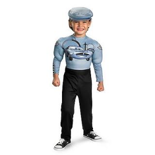 FINN McMISSILE Disney Cars 2 Character Muscle Suit Child Costume NEW 