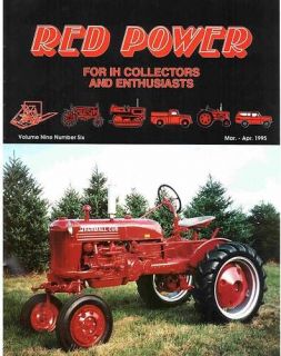 Finney Implement Farmall Tractor   IH R190 truck, Red Power magazine