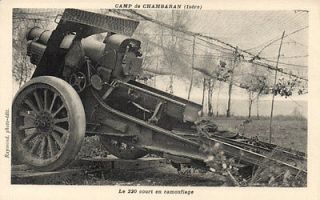 France postcards Camp Chambaran Gun, nets (165498)